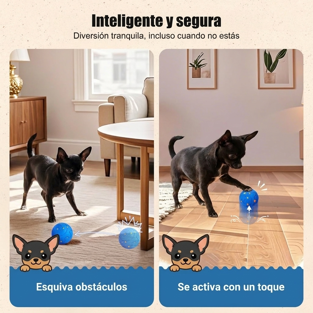 Inteligente y segura — esquiva obstáculos y se activa con un toque